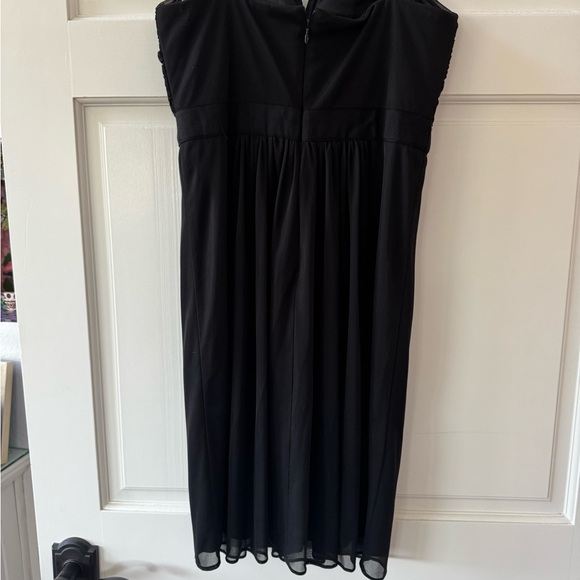 Adrianna Papell Black Strapless Cocktail Gown - Picture 3 of 6